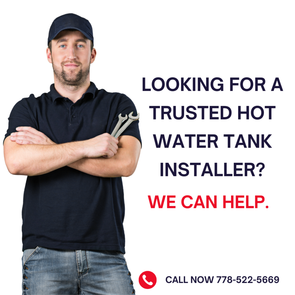 hot water tank installer