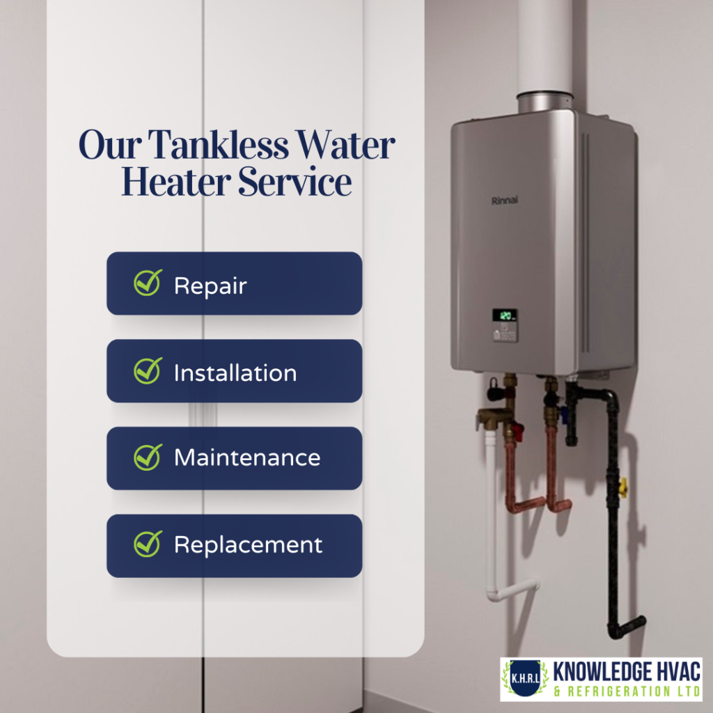 electric tankless water heater